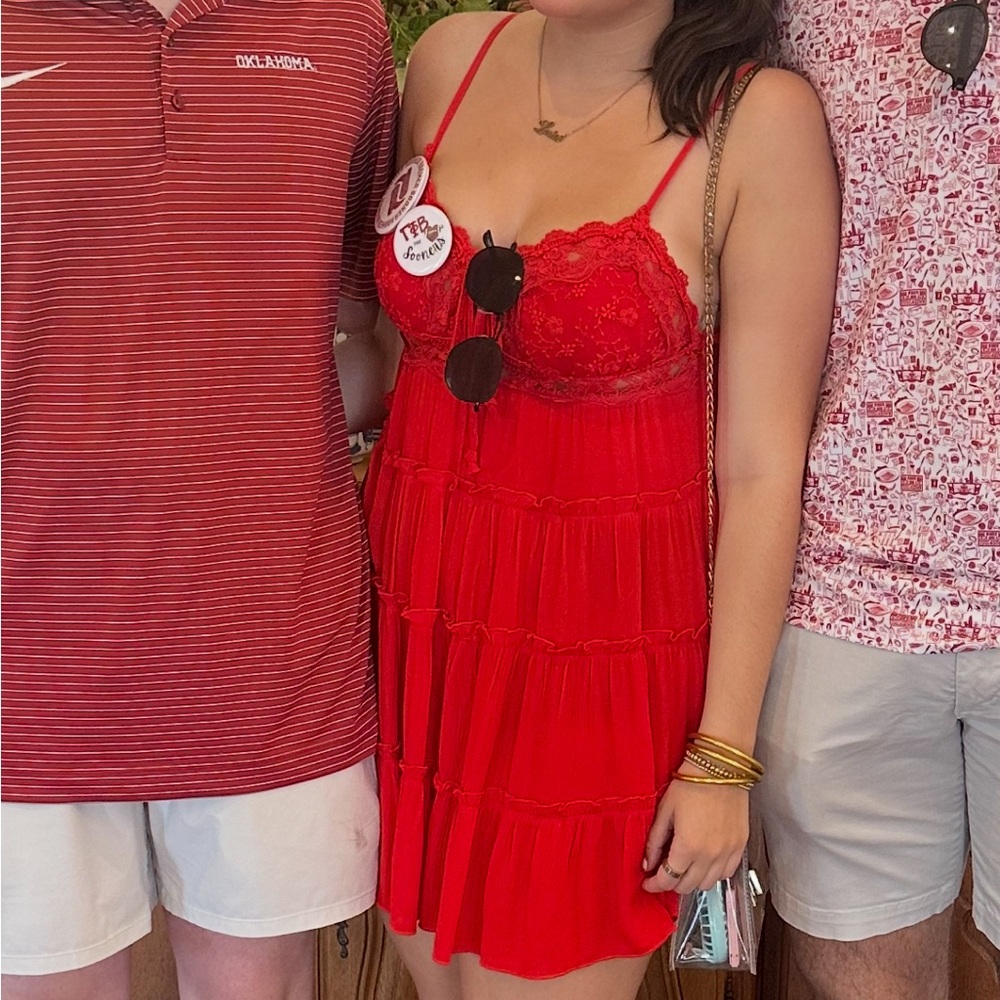 Red Lace Dress